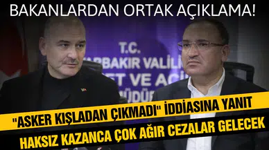 Bakanlardan Diyarbakır'da ortak açıklama