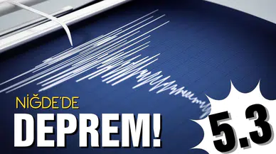 Niğde'de deprem!