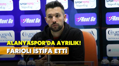 Alanyaspor'da ayrılık! Farioli istifa etti