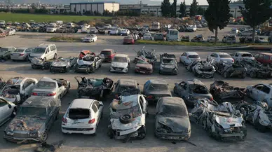 Depremde zarar gören araçlar sahiplerine teslim ediliyor!