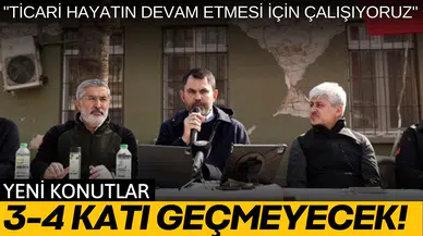 Bakan Kurum: "Yeni konutlar 3-4 katı geçmeyecek"