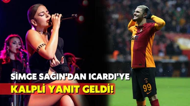 Şarkıcı Simge'den Icardi'ye kalpli yanıt!