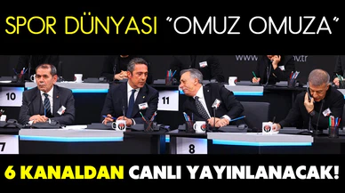 Türk futbolunda tarihi kenetlenme! 6 kanal canlı yayınlayacak