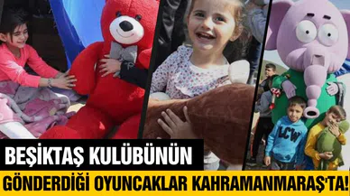 Beşiktaş'ın gönderdiği oyuncaklar Kahramanmaraş'ta!
