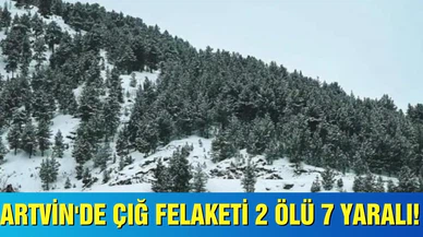 Artvin'de çığ felaketi yaşandı! Ölü ve yaralı var!