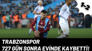 Trabzonspor evinde kaybetti!