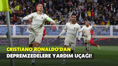 Ronaldo, depremzedeler için yardım uçağı gönderdi!