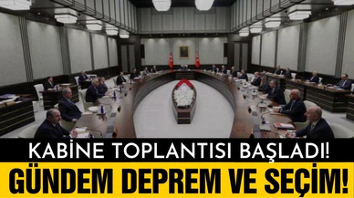 Cumhurbaşkanlığı Kabinesi Beştepe'de toplandı!