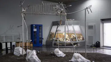 "Maraş Fili" korumaya alındı! 3 bin 500 yıllık fil fosili müzede güvenli alana taşındı!