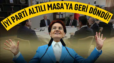 Akşener, Saadet Partisi'ndeki altılı masa toplantısına katılacak!