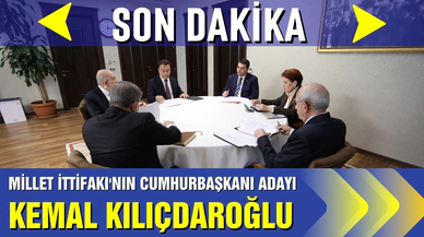 Millet İttifakı cumhurbaşkanı adayını açıkladı!