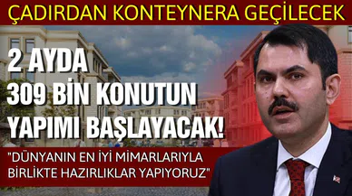 Bakan Kurum deprem bölgesindeki çalışmaları tek tek açıkladı!