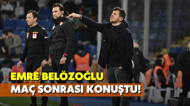 Emre Belözoğlu, maç sonrası açıklamalarda bulundu!