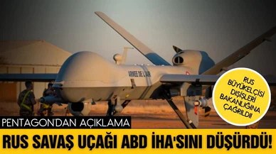 Pentagon, Rus savaş uçağı ABD İHA'sına çarptı!