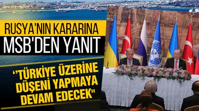 MSB'den tahıl koridoru açıklaması: ‘’Türkiye üzerine düşeni yapmaya devam edecek''
