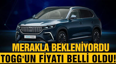 Togg'un fiyatı belli oldu!