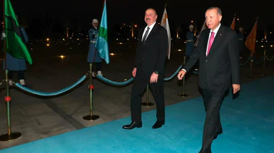 Cumhurbaşkanı Erdoğan, Aliyev ile bir araya geldi!