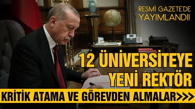 Atama ve görevden alma kararları Resmi Gazete'de