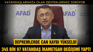 Fuat Oktay, depremlerde can kaybı yükseldi!