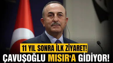 11 yıl sonra ilk: Bakan Çavuşoğlu Mısır'da!