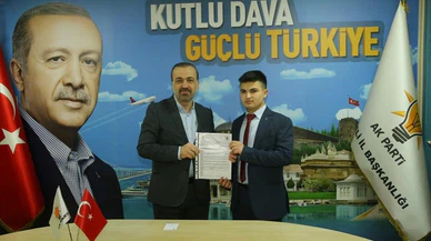 18 yaşındaki genç, AK Parti'den milletvekili aday adaylığına başvurdu!