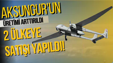 Üretim artırıldı, AKSUNGUR iki ülkeye ihraç edildi!