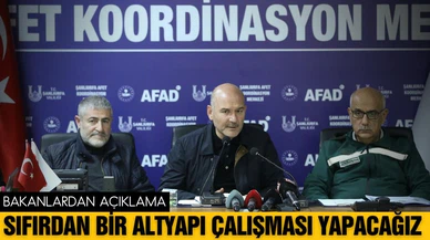 Bakanlar sel bölgesinde açıklamalarda bulundu!