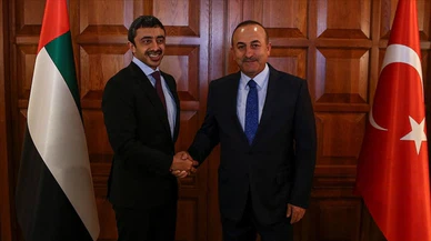 Dışişleri Bakanı Çavuşoğlu, Al Nahyan ile görüştü!