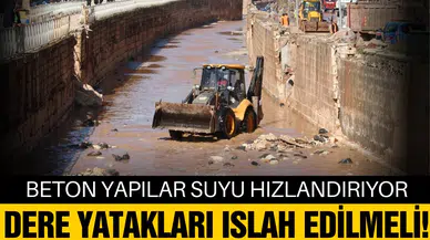 Kentlerdeki dere yatakları yeşillendirilmeli