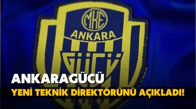 Ankaragücü, yeni teknik direktörünü açıkladı!