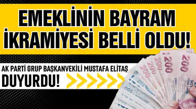 Emeklinin bayram ikramiyesi belli oldu!