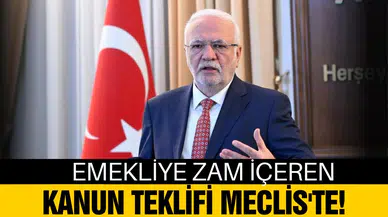 Emekliye zam içeren kanun teklifi, Meclis’te!