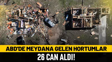 ABD'de meydana gelen hortumlar 26 can aldı!