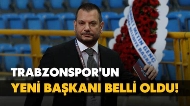 Trabzonspor'un yeni başkanı belli oldu!