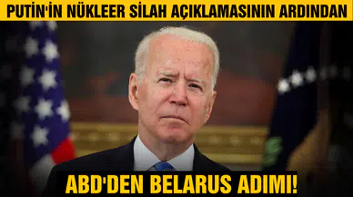 ABD'den, Putin'in nükleer silah açıklamasının ardından Belarus adımı!
