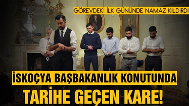 İskoçya'nın yeni başbakanı namaz kıldırdı!