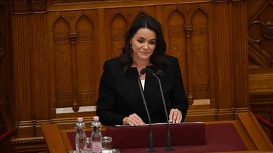 Macaristan Cumhurbaşkanı Novak Anıtkabir'i ziyaret etti