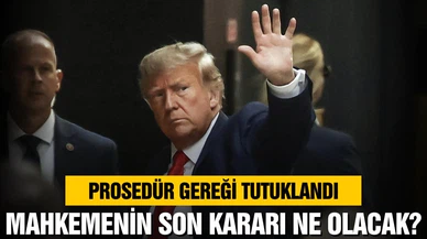 Donald  Trump prosedür gereği tutuklandı!