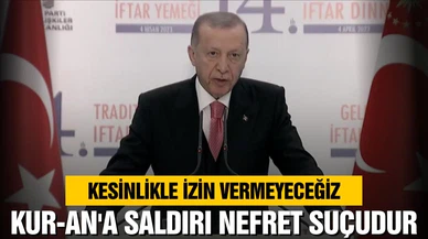 Erdoğan, "Kur-an'a saldırı nefret suçudur"