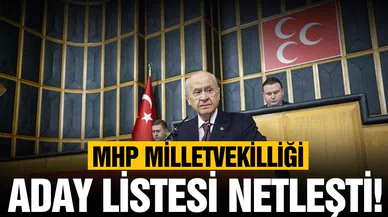 MHP Milletvekilliği Genel Seçimlerinde aday listesi netleşti!