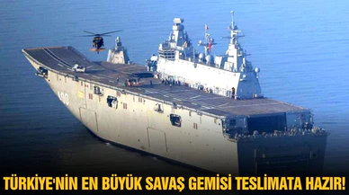 TCG Anadolu, pazartesi günü teslim edilecek