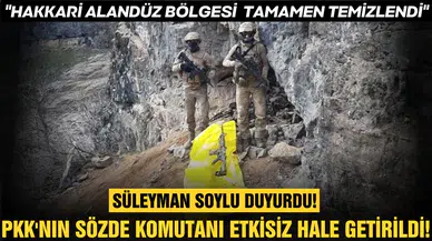 Bakan Soylu: Turuncu kategorideki terörist etkisiz hale getirildi!