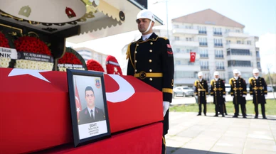 Şehit Jandarma Astsubay Çolak son yolculuğuna uğurlandı