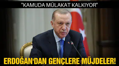Erdoğan'dan gençlere müjdeler!