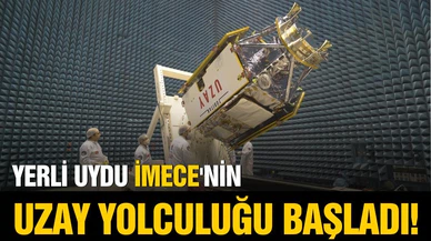 Yerli uydu İMECE, uzaya fırlatıldı!