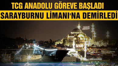 TCG Anadolu, donanmanın hizmetine girdi