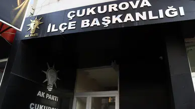 AK Parti Çukurova İlçe Başkanlığına silahla saldıran şüpheli tutuklandı