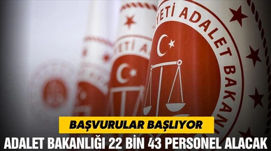 Adalet Bakanlığı'ndan personel alımı