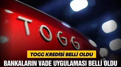 Yerli otomobil Togg için 18 ay vade ile kredi verilecek!