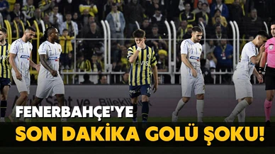 F.Bahçe'ye son dakika golü şoku